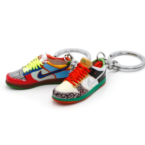ZY2650C 3D Mini PVC Jordan Dunks Sneaker Shoe Keychain