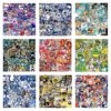 QW0917A 50PCS/pack Rugby graffiti stickers