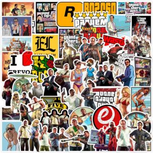 QW0826A 50PC/pack GTA game stickers