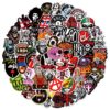 QW1029Q 104PCS/pack Rock Music Band Graffiti Stickers