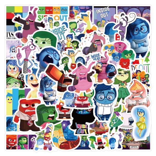 ZY0319F 60PCS/pack INSIDE OUT Special Agents Sticker