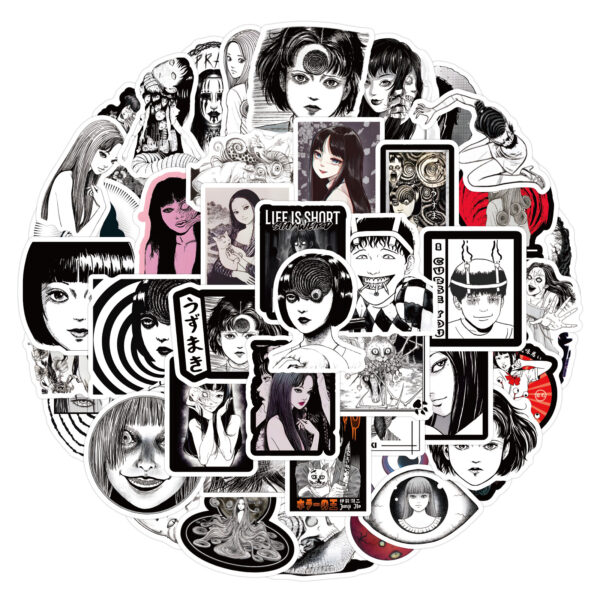 ZY0715A 60PCS/pack junji ito stickers