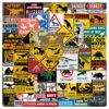qw0382a 60pc/pack Jurassic Park logo Stickers