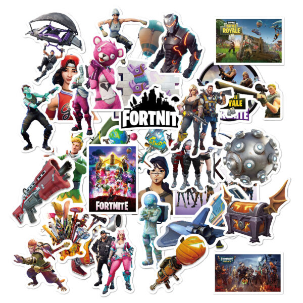 ZY0010D 104pcs/pack Fortnite: Battle Royale sticker