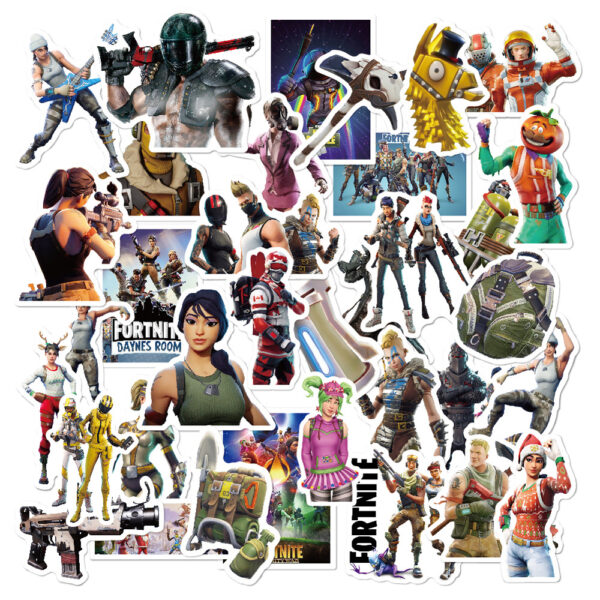 ZY0010D 104pcs/pack Fortnite: Battle Royale sticker