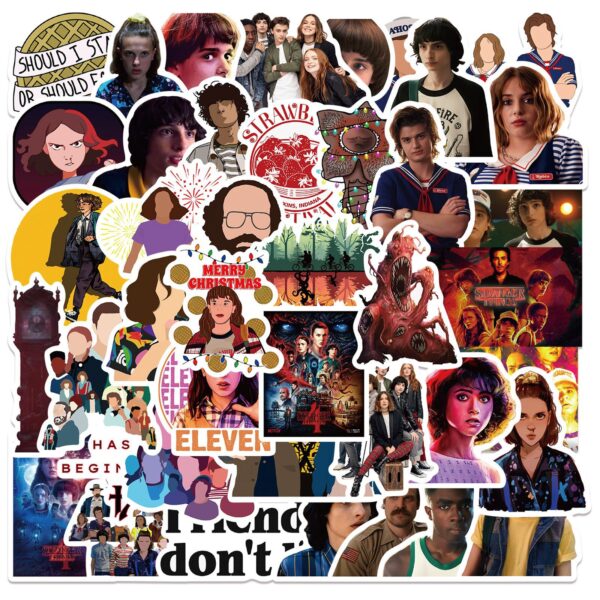 QW0010A 50PCS/pack Stranger Things Stickers