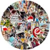 QW0826A 50PC/pack GTA game stickers