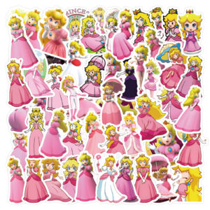 2 ZY0711Y 60PCS/pack Princess Peach sticker