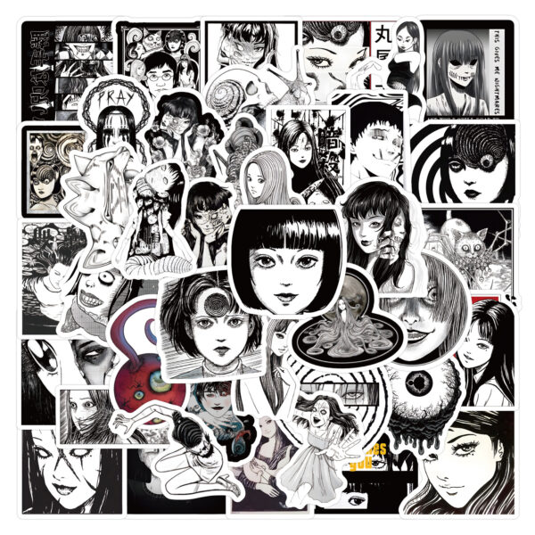 ZY0715A 60PCS/pack junji ito stickers