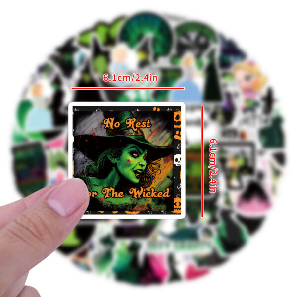 ZY0956A 55PCS/pack Evil Nerd Theme Sticker
