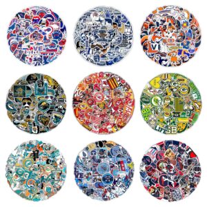 QW0917A 50PCS/pack Rugby graffiti stickers