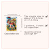 ZY1579A  50pcs/pack One Piece Stickers