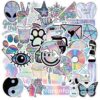 QW0007A  50PCS/pack Holographic laser Sticekr