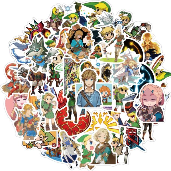 QW0318A 50PCS/Pack The Legend of Zelda Stickers
