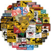 qw0382a 60pc/pack Jurassic Park logo Stickers