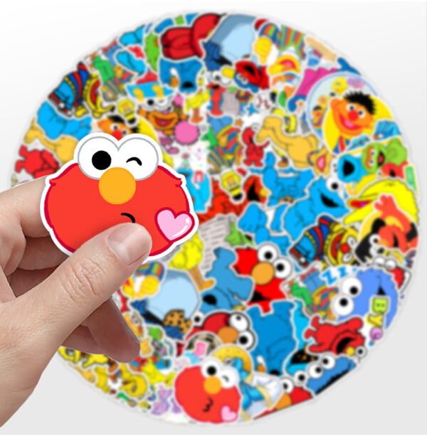 QW0873A 50PCS/pack Sesame Street kids stickers