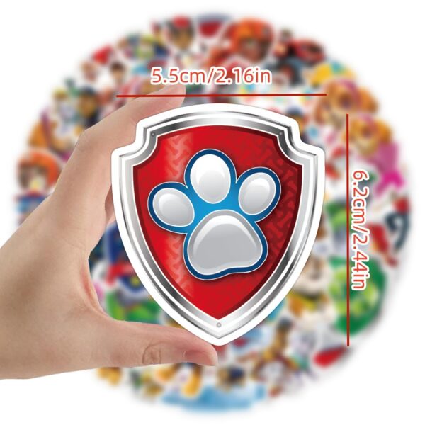 ZY0647Y 50PCS/pack Cartoon Paw Patrol sticker