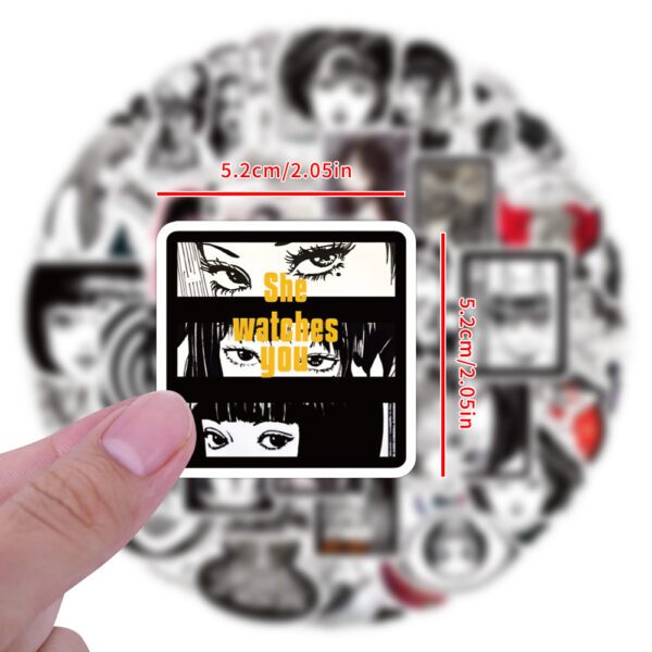 ZY0715A 60PCS/pack junji ito stickers