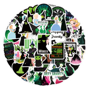 ZY0956A 55PCS/pack Evil Nerd Theme Sticker