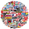 QW0245A 50PCS/pack Racing car logo Stickers