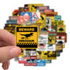 qw0382a 60pc/pack Jurassic Park logo Stickers