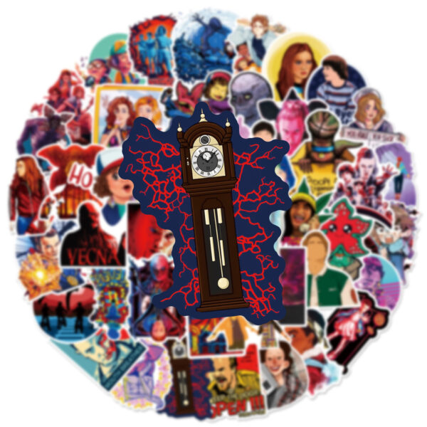 QW0972A  50PCS/pack Stranger Things Stickers