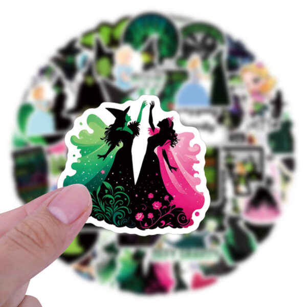 ZY0956A 55PCS/pack Evil Nerd Theme Sticker