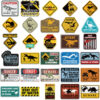 qw0382a 60pc/pack Jurassic Park logo Stickers