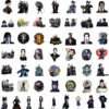 ZY0005H  100PCS/pack Wednesday Graffiti Sticker