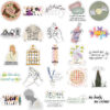 QW0089A 50PCS/pack Taylor Swift Stickers