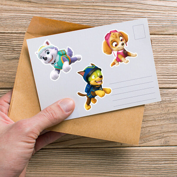 qw0575a 50pcs or 100pcs/pack The Puppy Wangwang Team stickers