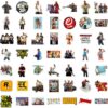 QW0826A 50PC/pack GTA game stickers