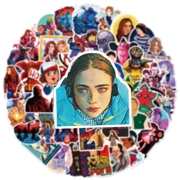 QW0972A  50PCS/pack Stranger Things Stickers