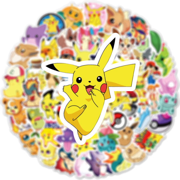 QW01049Q 100PCS/pack Pokemon sticker