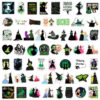 ZY0956A 55PCS/pack Evil Nerd Theme Sticker