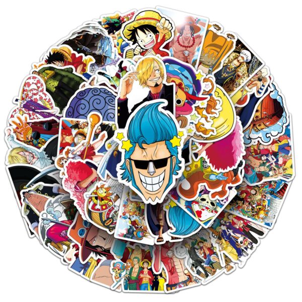 ZY1579A  50pcs/pack One Piece Stickers