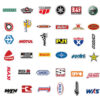 QW0245A 50PCS/pack Racing car logo Stickers