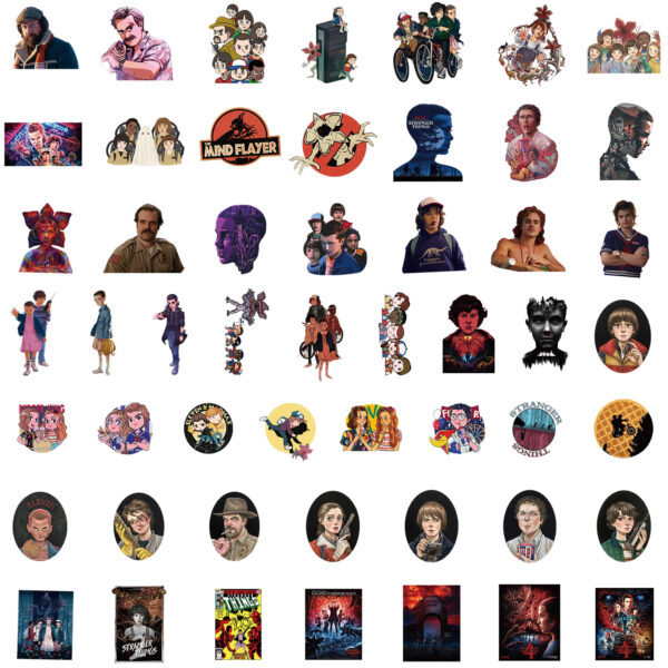 qw0570a 50PC/pack Stranger Things Stickers