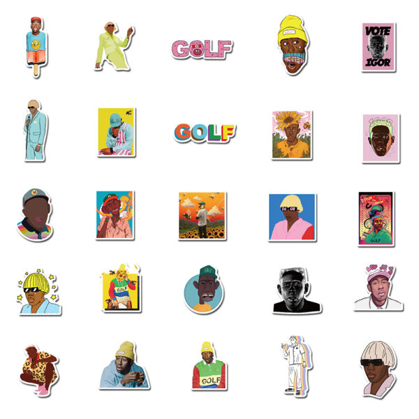 QW0160A 50PCS/pack Tyler The Creator Sticker