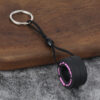 ZY1037A PVC soft rubber tire keychain