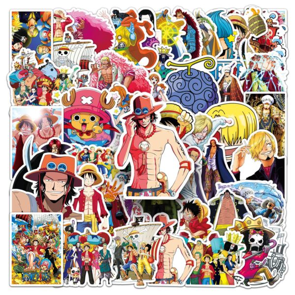 ZY1579A  50pcs/pack One Piece Stickers