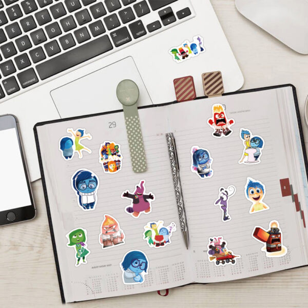 ZY0319F 60PCS/pack INSIDE OUT Special Agents Sticker