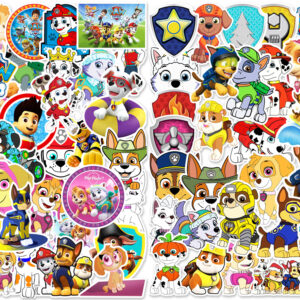 qw0575a 50pcs or 100pcs/pack The Puppy Wangwang Team stickers