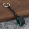 ZY1037A PVC soft rubber tire keychain