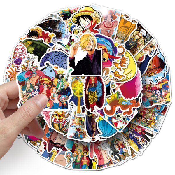 ZY1579A  50pcs/pack One Piece Stickers