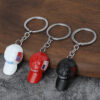 ZY1045A Red hat men's hip-hop keychain