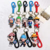 ZY1767A One Piece's Monkey D. Luffy, Nami, Sabo, Suru, Dragon Ball Keychains