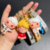 ZY1767A One Piece's Monkey D. Luffy, Nami, Sabo, Suru, Dragon Ball Keychains