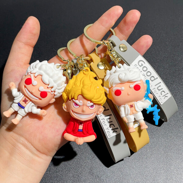 ZY1767A One Piece's Monkey D. Luffy, Nami, Sabo, Suru, Dragon Ball Keychains