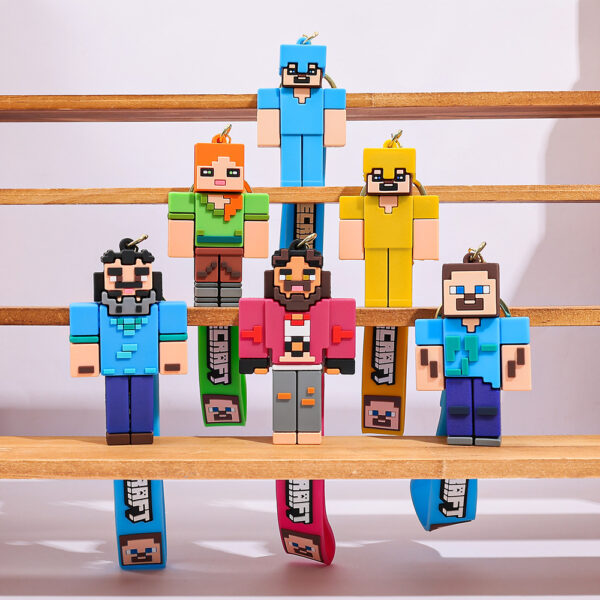 ZY1765A Minecraft Keychains